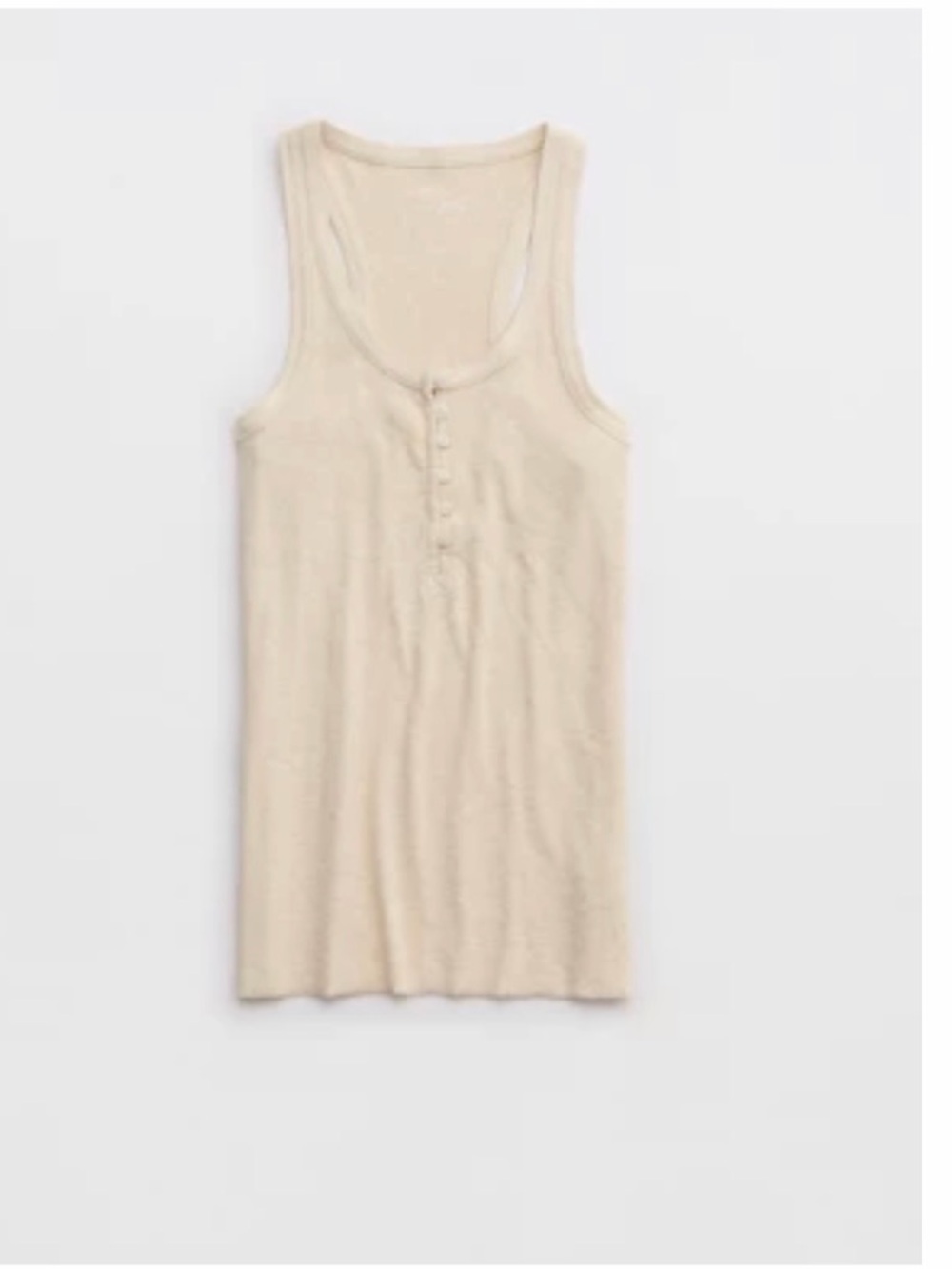 Aerie No BS Henley Tank Top